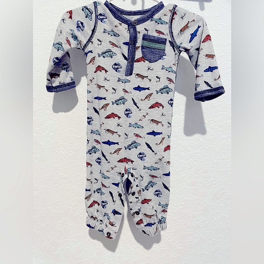 Mudpie Fishing Romper